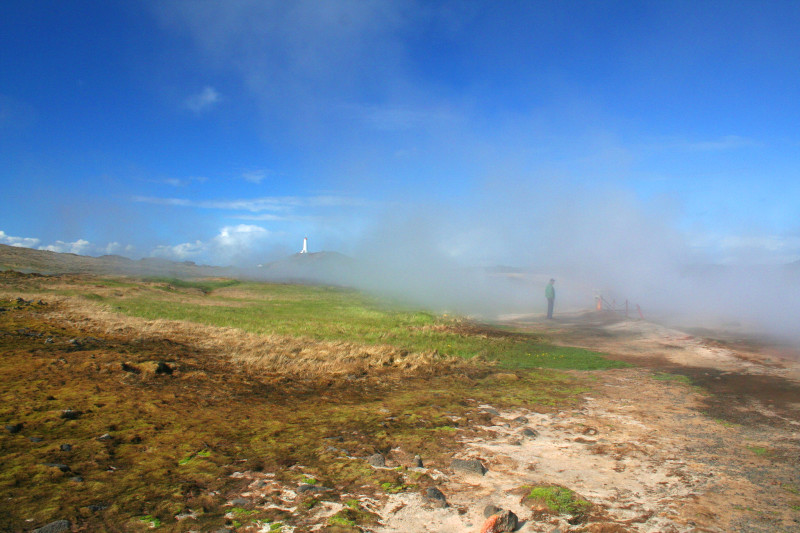 Reykjanes hotspring area